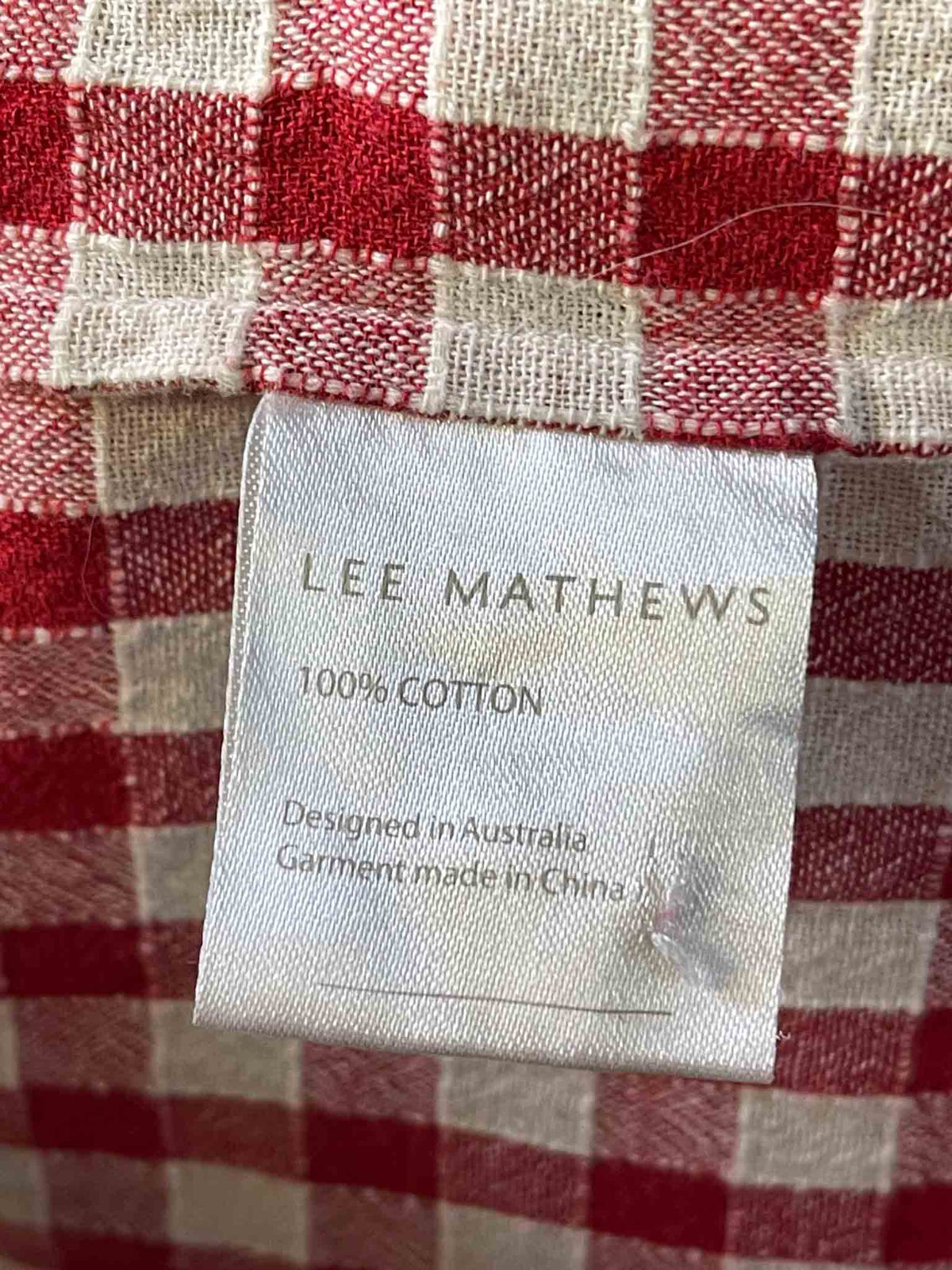 Size 1 (S) | Lee Matthews Gingham Midi Dress
