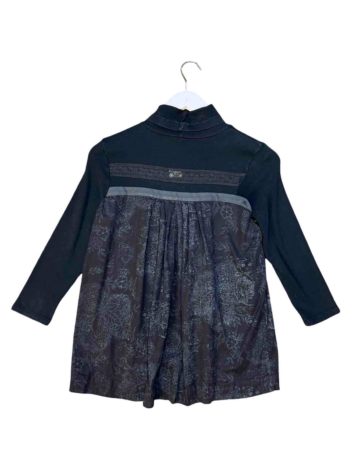 Size S | Cop Copine Black Babydoll Turtleneck Top