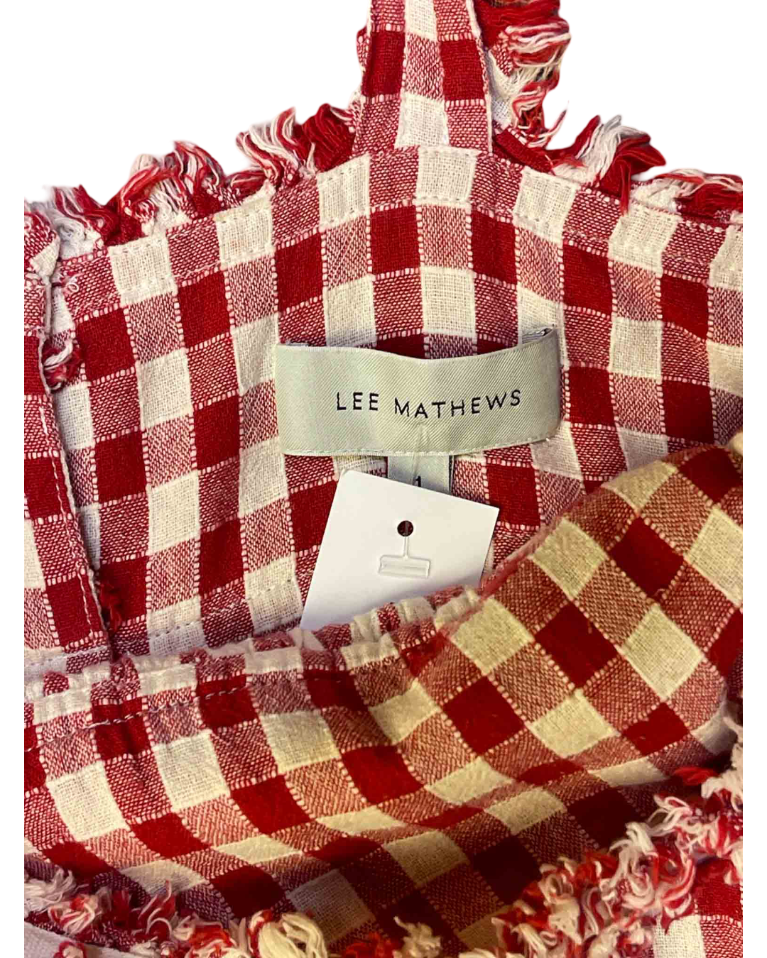 Size 1 (S) | Lee Matthews Gingham Midi Dress