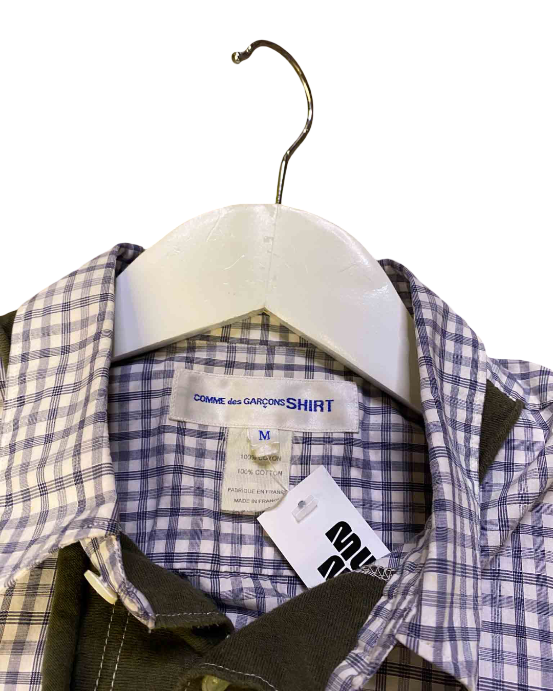Size M | Comme des Garcons Gingham Check Shirt
