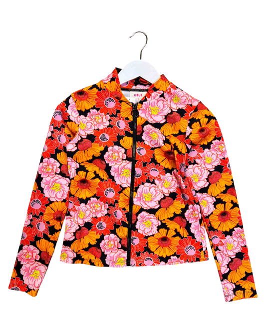 Size 8 | Obus Floral Rashie Swim Top