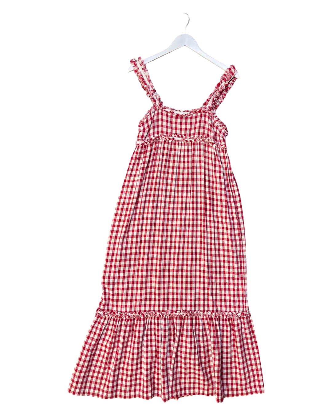Size 1 (S) | Lee Matthews Gingham Midi Dress