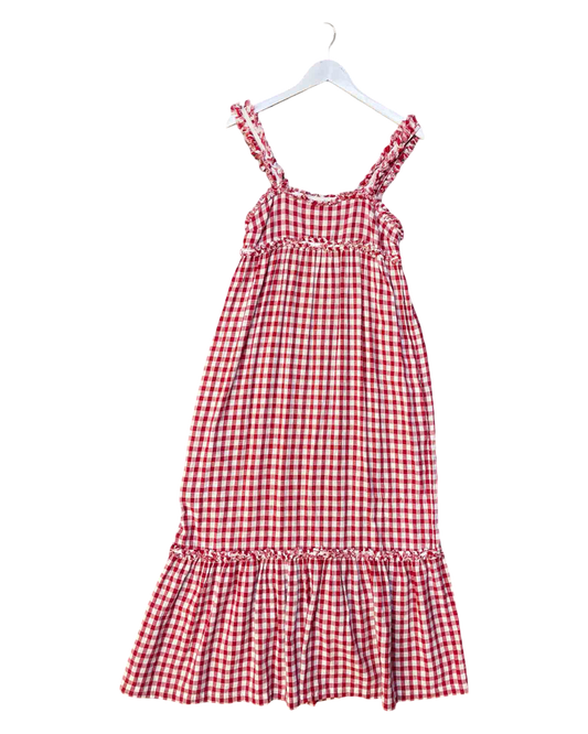 Size 1 (S) | Lee Matthews Gingham Midi Dress
