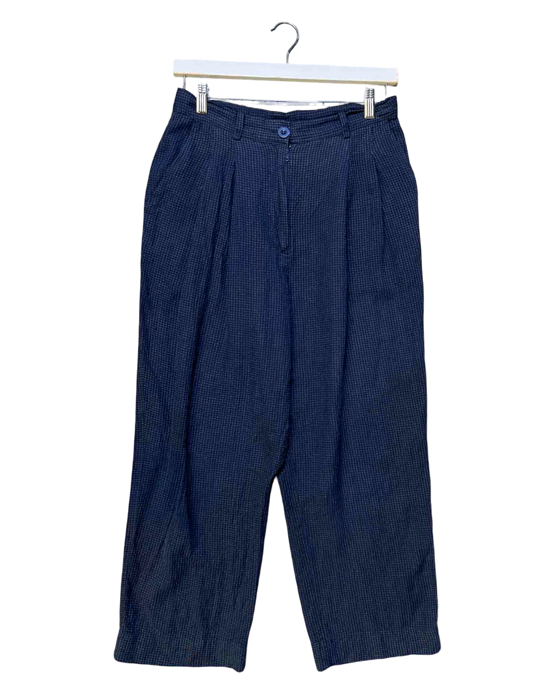 Size M | Alpha60 Navy Gingham Pants