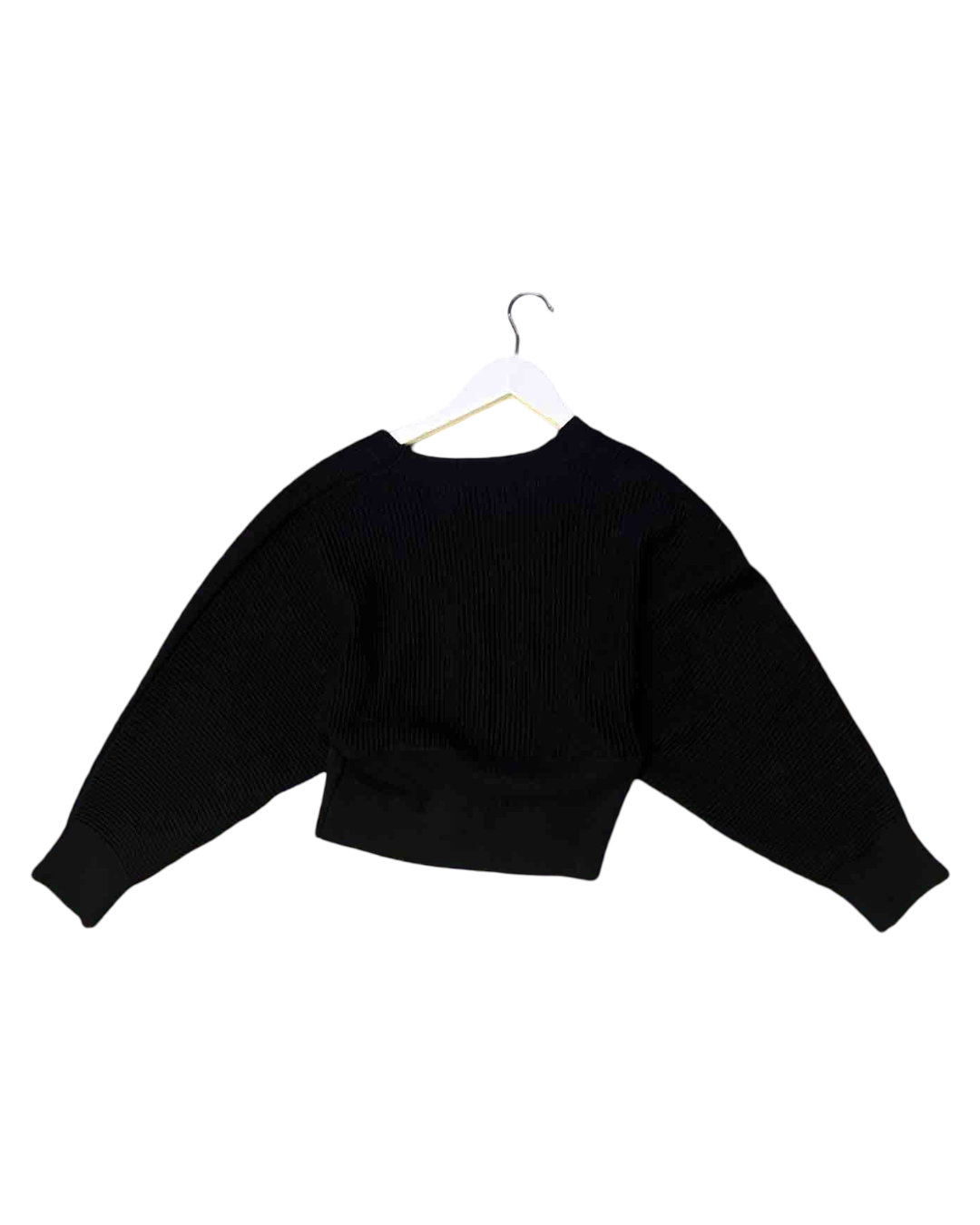 Size XS | Alpha60 Back Merino Wool Cropped Cardigan