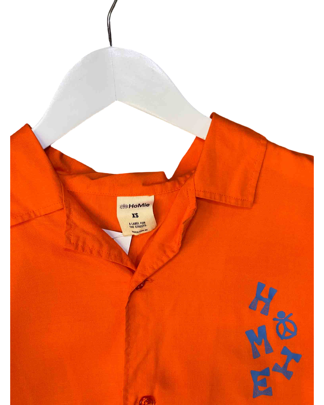 Size XS | Homie Short Sleeve Orange Shirt