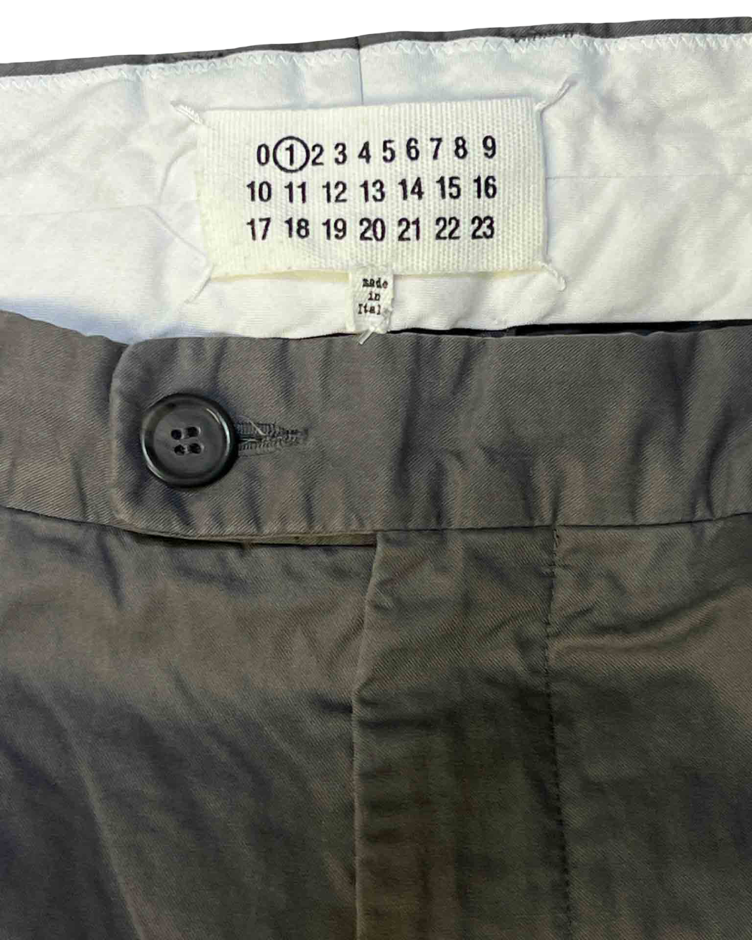 Size M | Maison Margiela Grey Cotton Pants