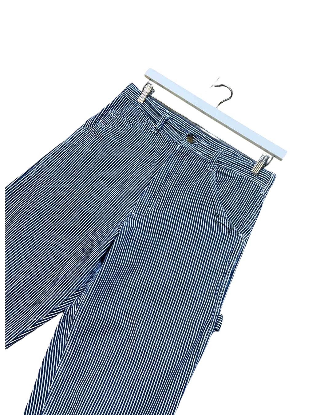 Size 28 (M) | Stan Ray Blue/White Striped Carpenter Pants