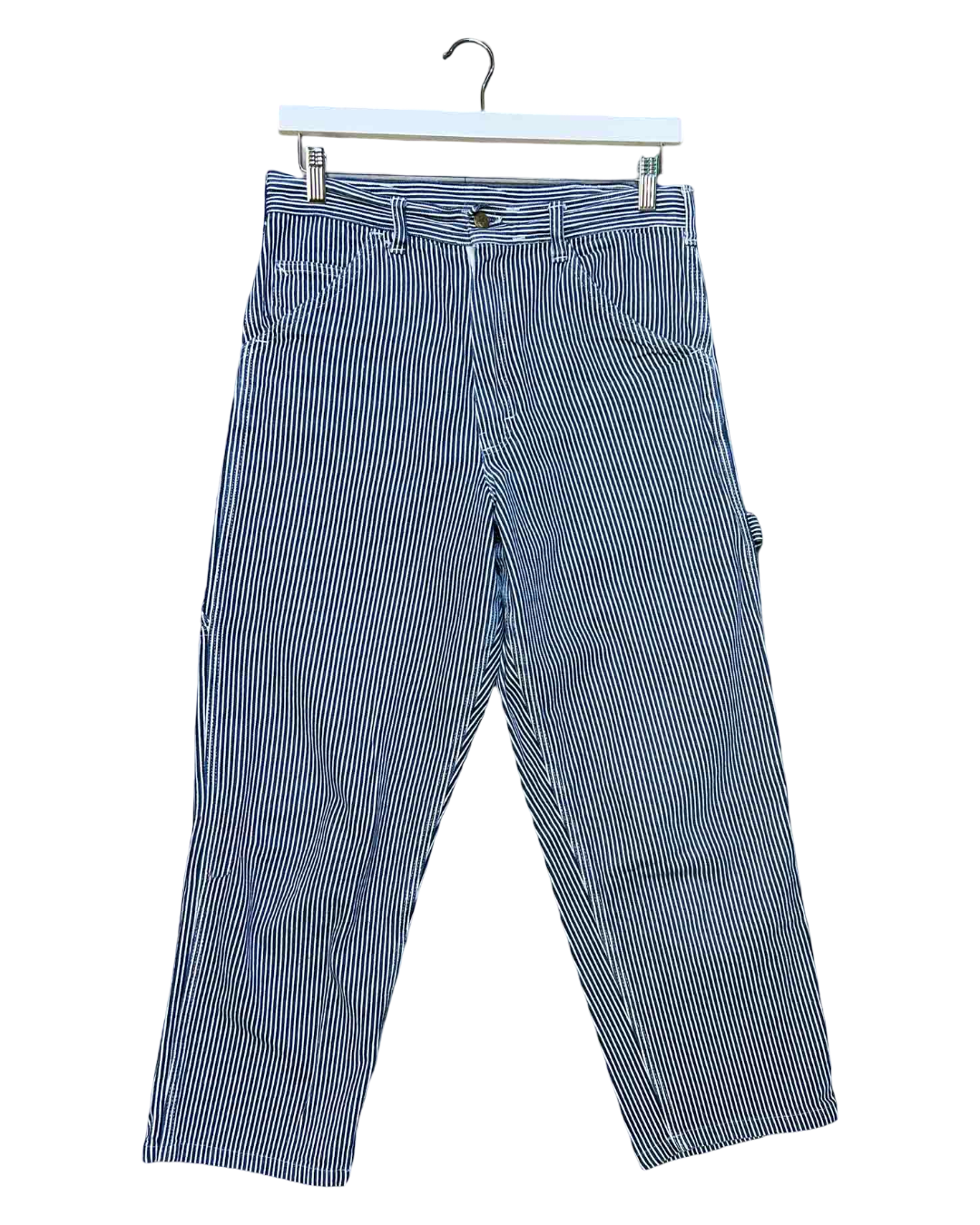Size 28 (M) | Stan Ray Blue/White Striped Carpenter Pants