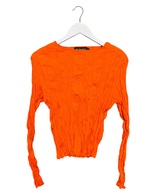 Size L | Alpha60 Crinkle Mesh Top
