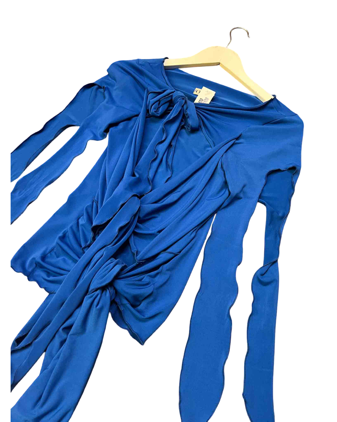 Size M | Oats Blue Tie Top
