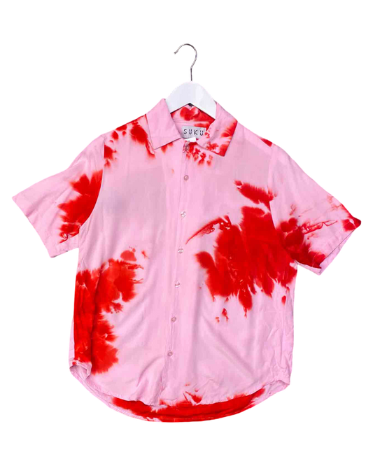 Size S | SUKU Pink Tie-Dye Shirt