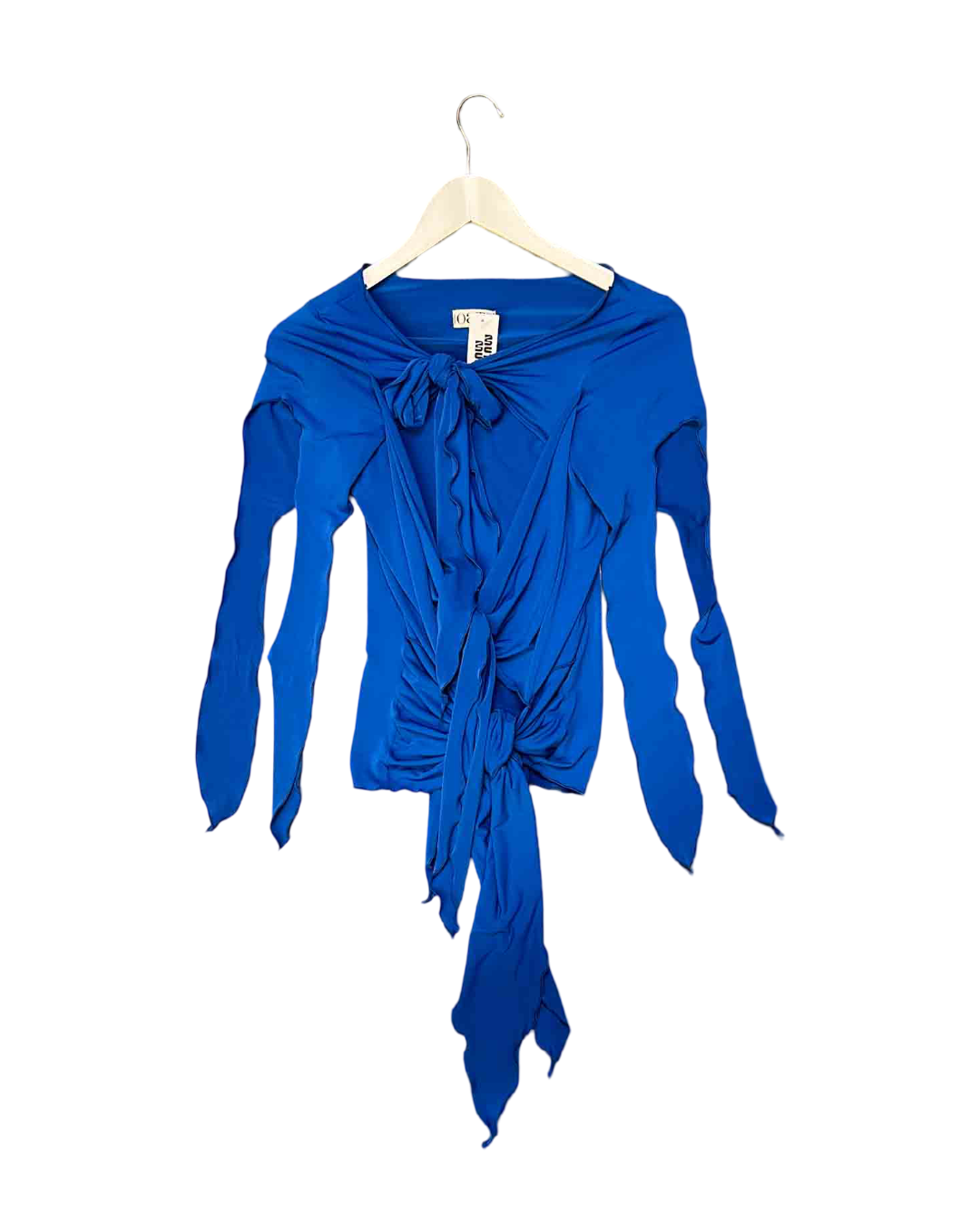Size M | Oats Blue Tie Top
