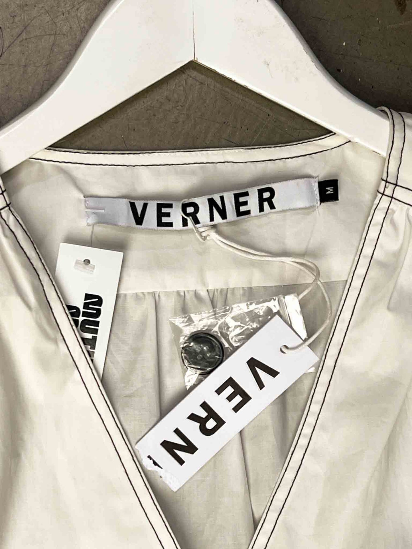 Size M | Verner Cotton Contrast Shirt NWT