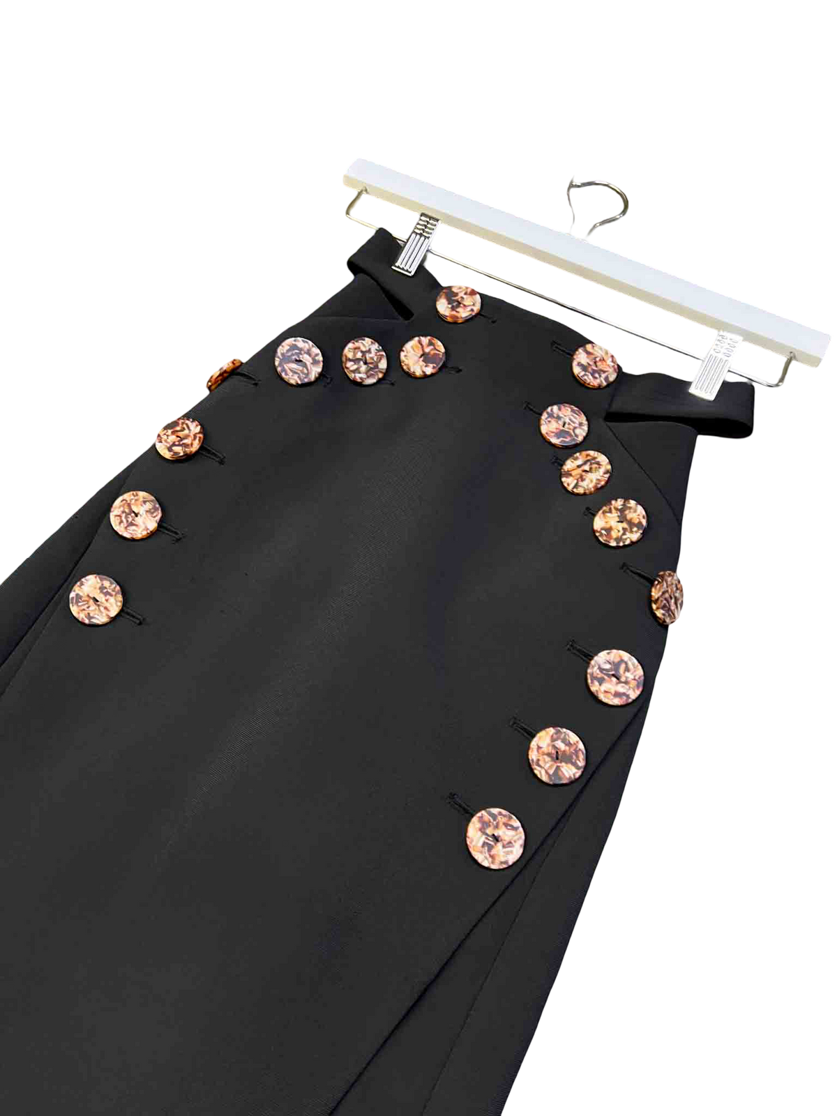 Size XS | Acler Black Tailored Midi Skirt