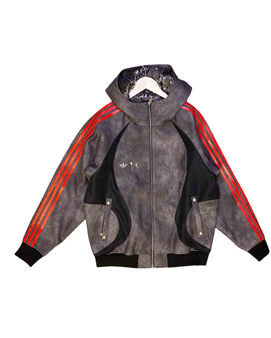 Size M | Adidas x Thug Club Faux Leather Jacket NWT