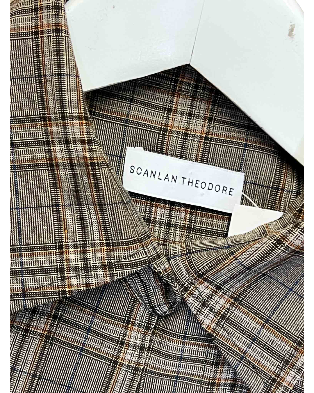Size 6 | Scanlan Theodore Wool Blend Plaid Midi Dress