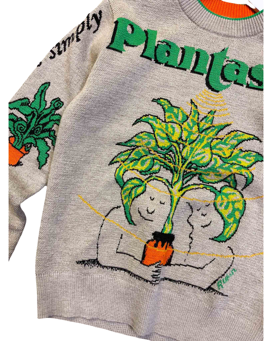 Size S | Wah-Wah 'Plantasia' Merino Wool Jumper