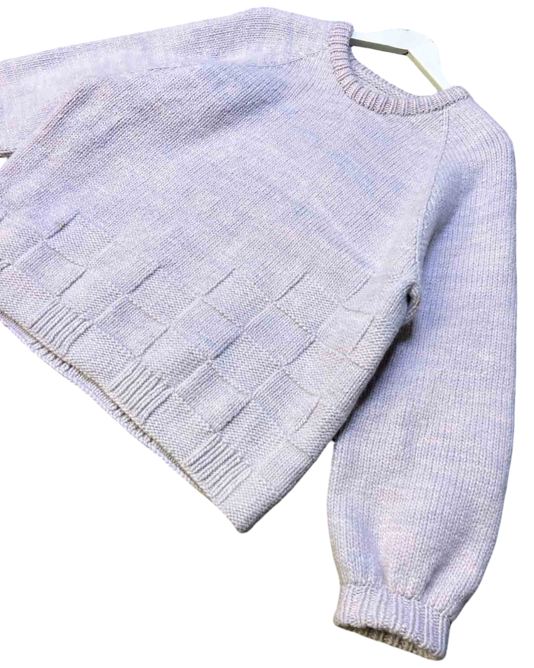Size OSFM | Wolfgang Scout Lilac Merino Wool Knitted Jumper
