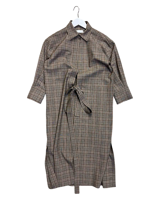 Size 6 | Scanlan Theodore Wool Blend Plaid Midi Dress