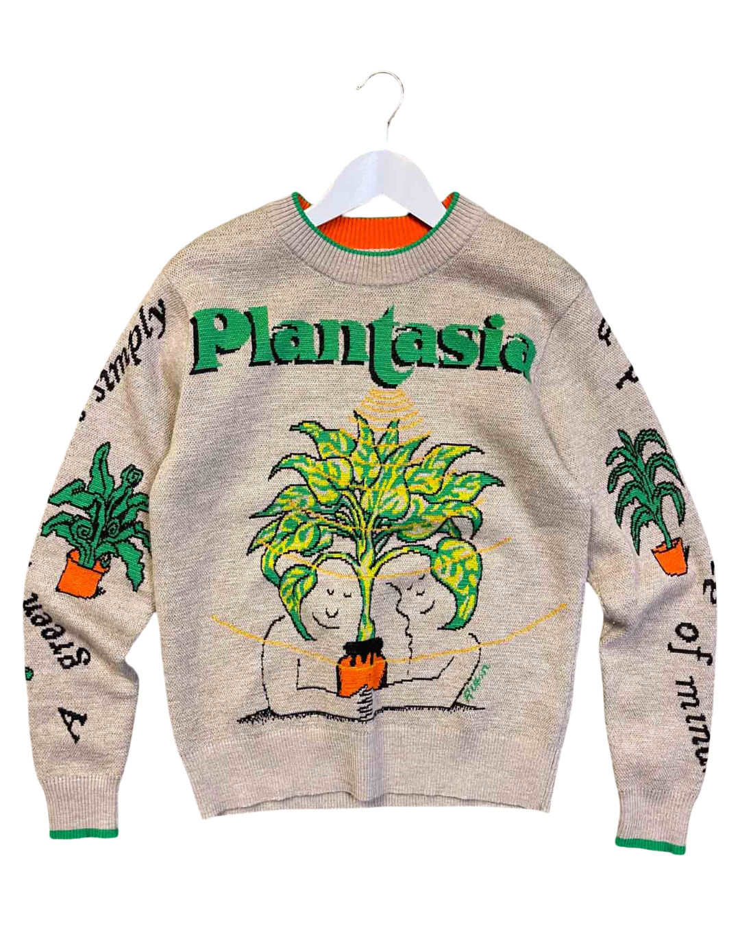Size S | Wah-Wah 'Plantasia' Merino Wool Jumper