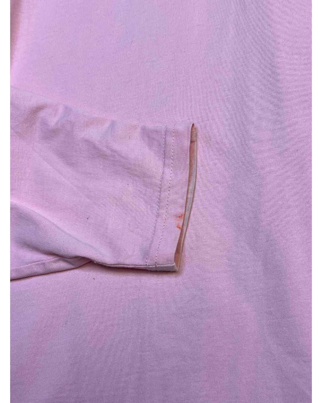Size XL | Alpha60 Pink Cotton Cut-Out Long Sleeve T-shirt