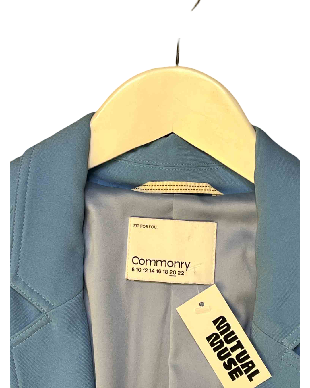 Size 20 (4XL) | Commonry Baby Blue Blazer