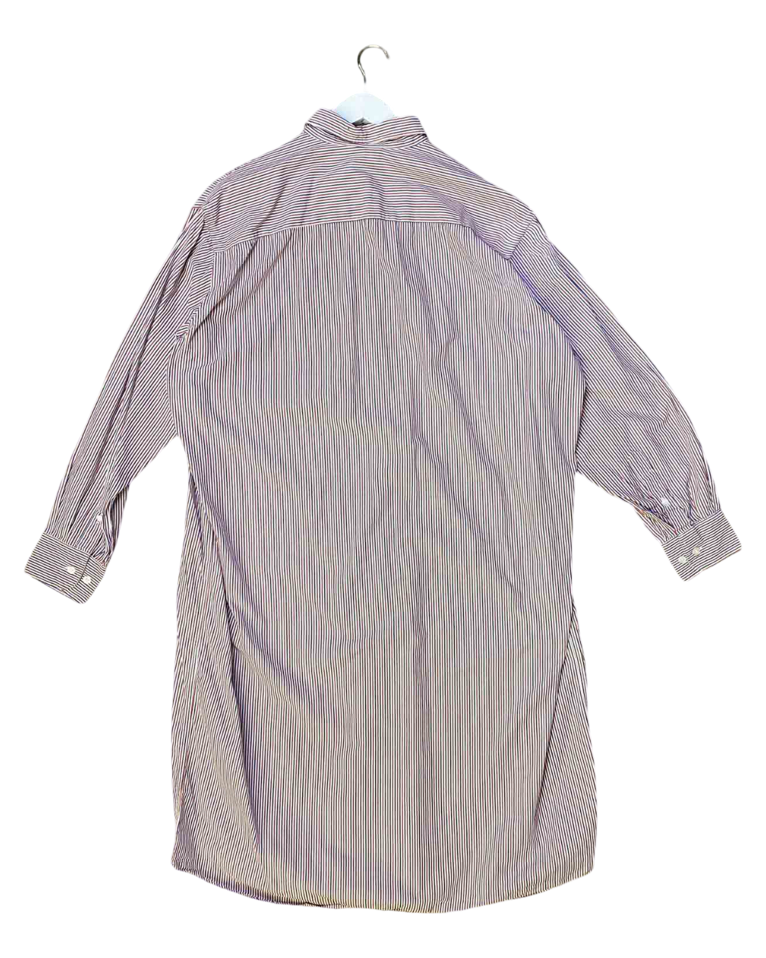 Size S |  Baserange Blue and Red Striped Ole Shirt Dress