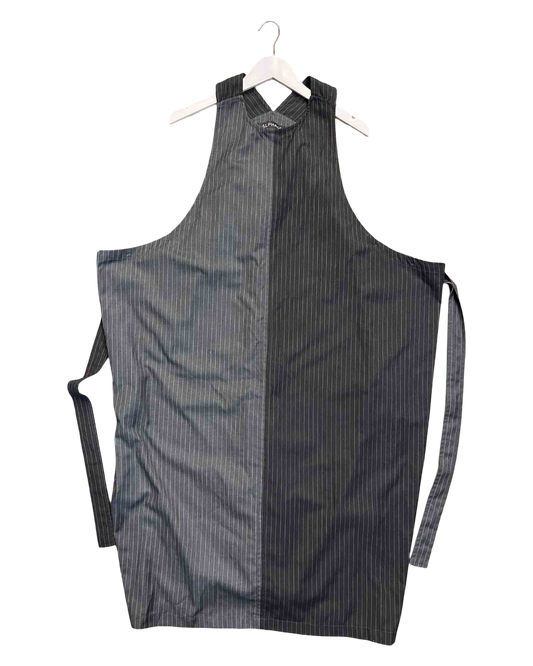 Size XS |  Alpha60 Apron Style Pinstripe Dress