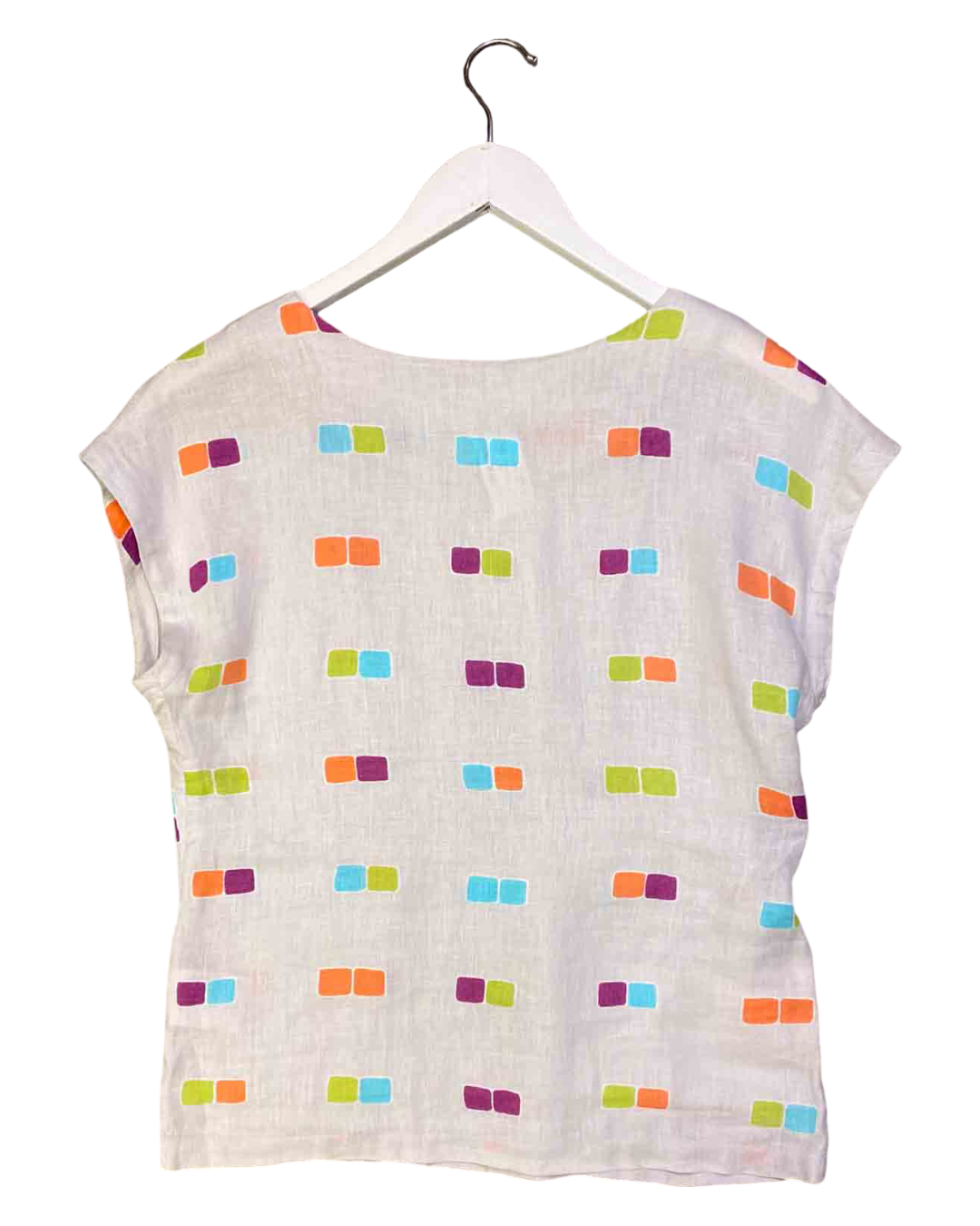 Size XS | Marimekko Grey Linen Smock Top
