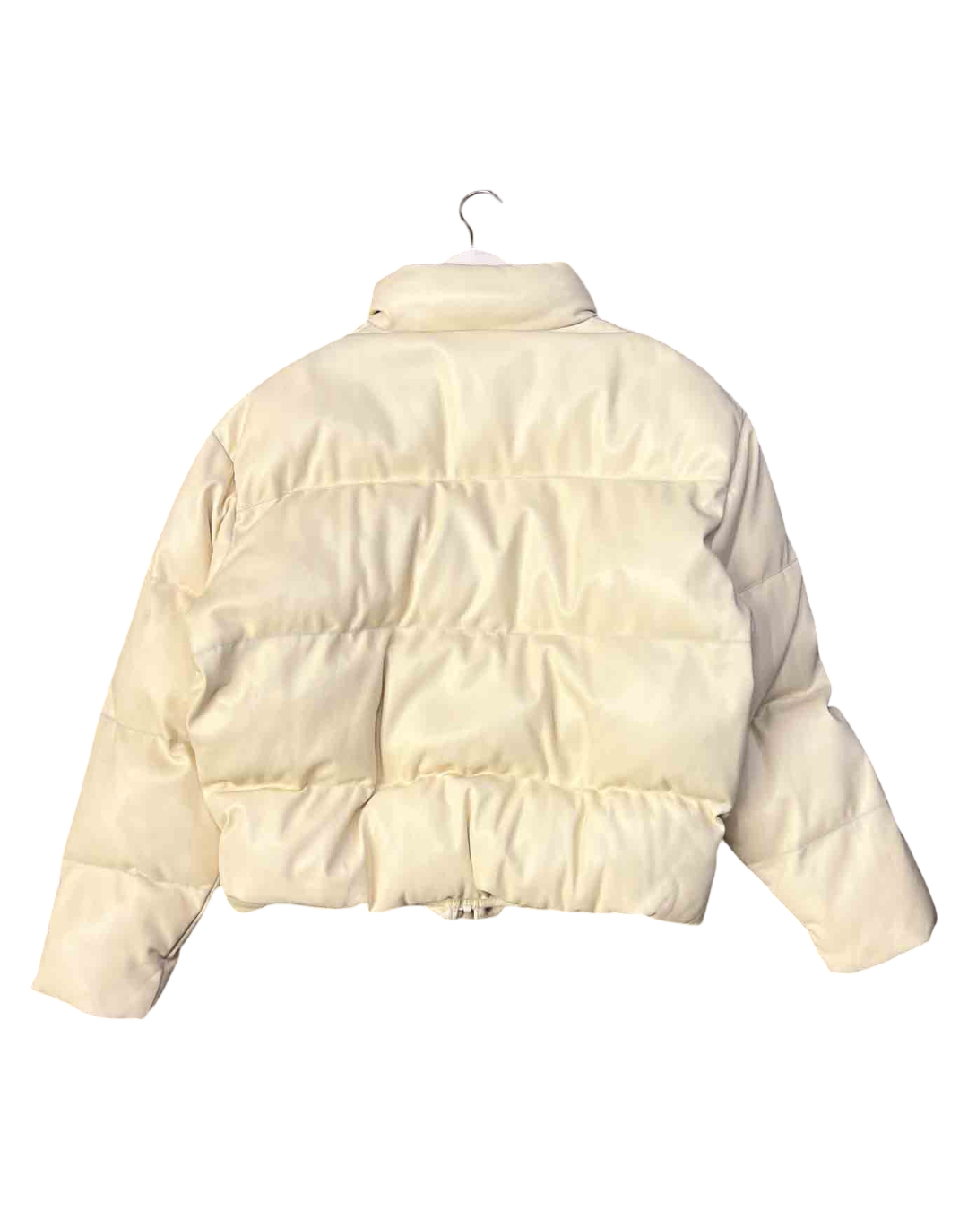 Size S | Mother The Drop Pillow Talk Faux-Leather Puffer Jacket