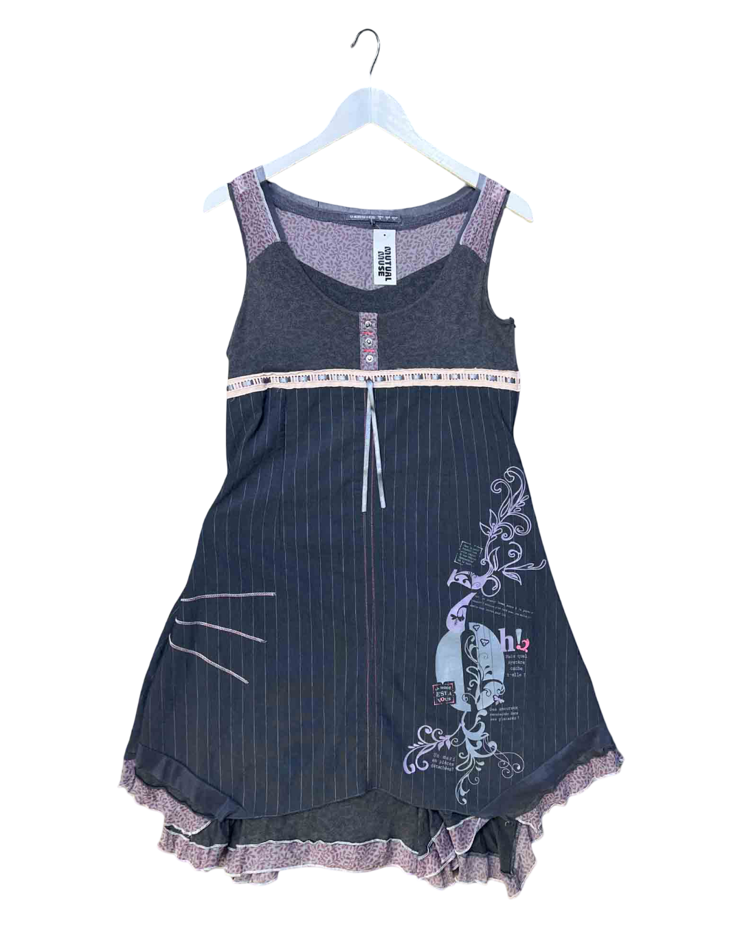 Size 42 (M) | La Mode Est A Vous Graphic Midi Dress