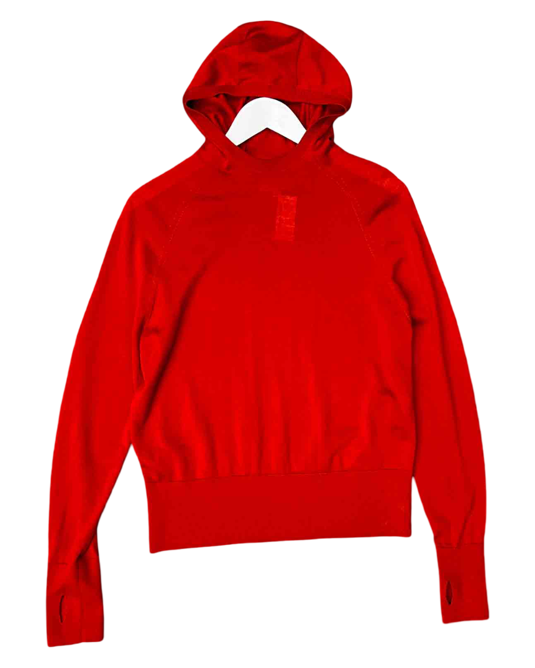 Size S | COS Red Wool Hooded Knit Jumper