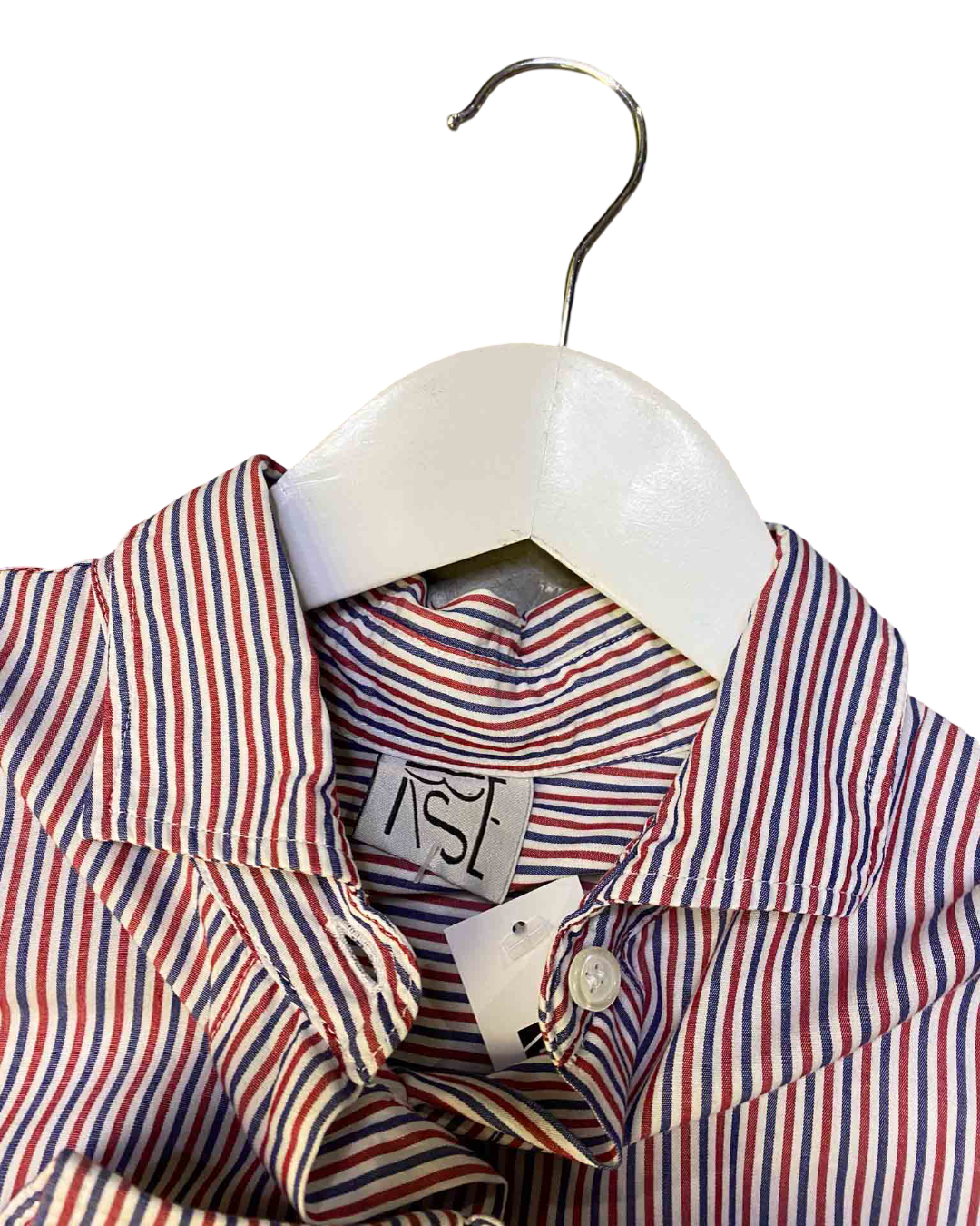 Size S |  Baserange Blue and Red Striped Ole Shirt Dress