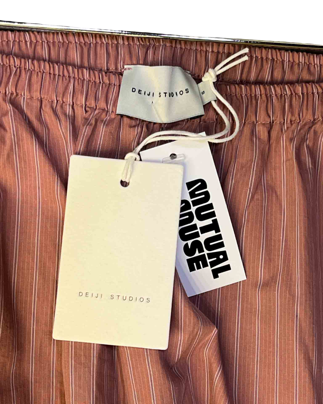 Size S | Deiji Studios Organic Cotton Salt Stripe Ease Trouser NWT