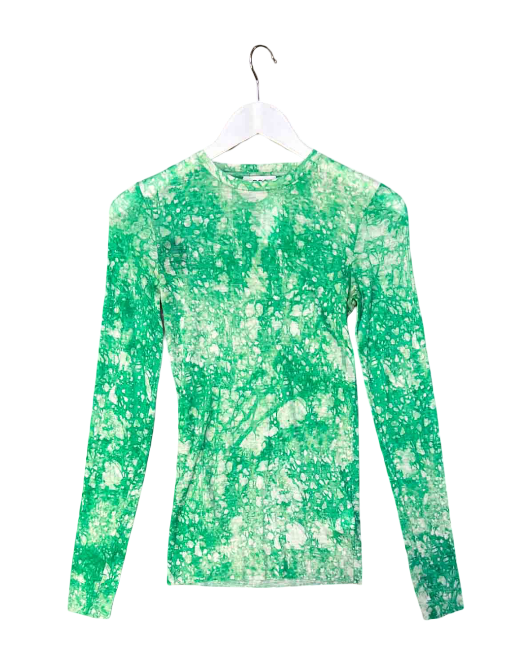 Size XS | COS Green Wool Top