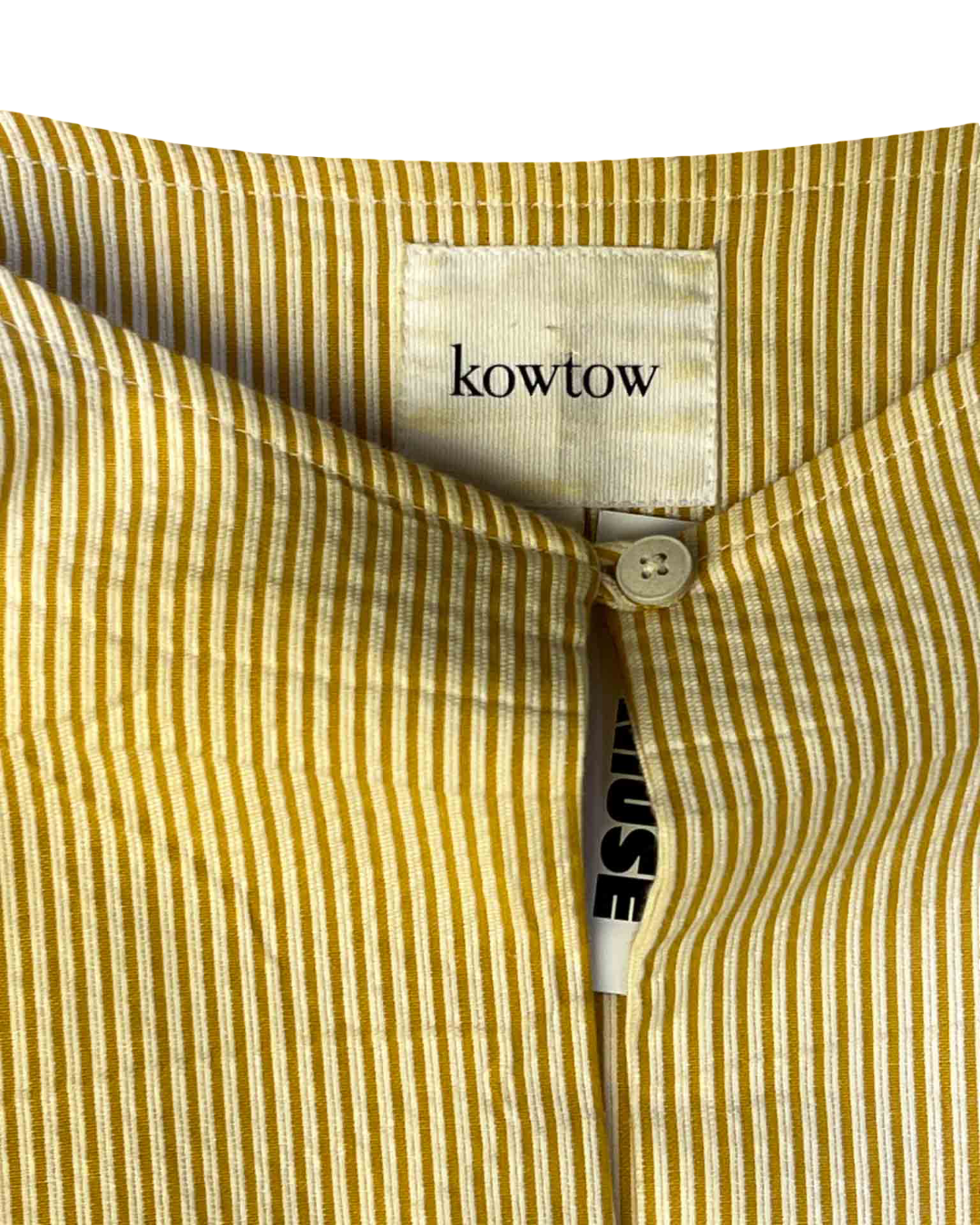 Size XL |  Kowtow Organic Cotton Striped Mini Dress