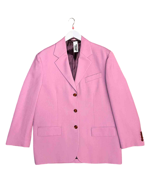 Size 36 (S) | Acne Studios Pink Wool Blend Blazer – Mutual Muse