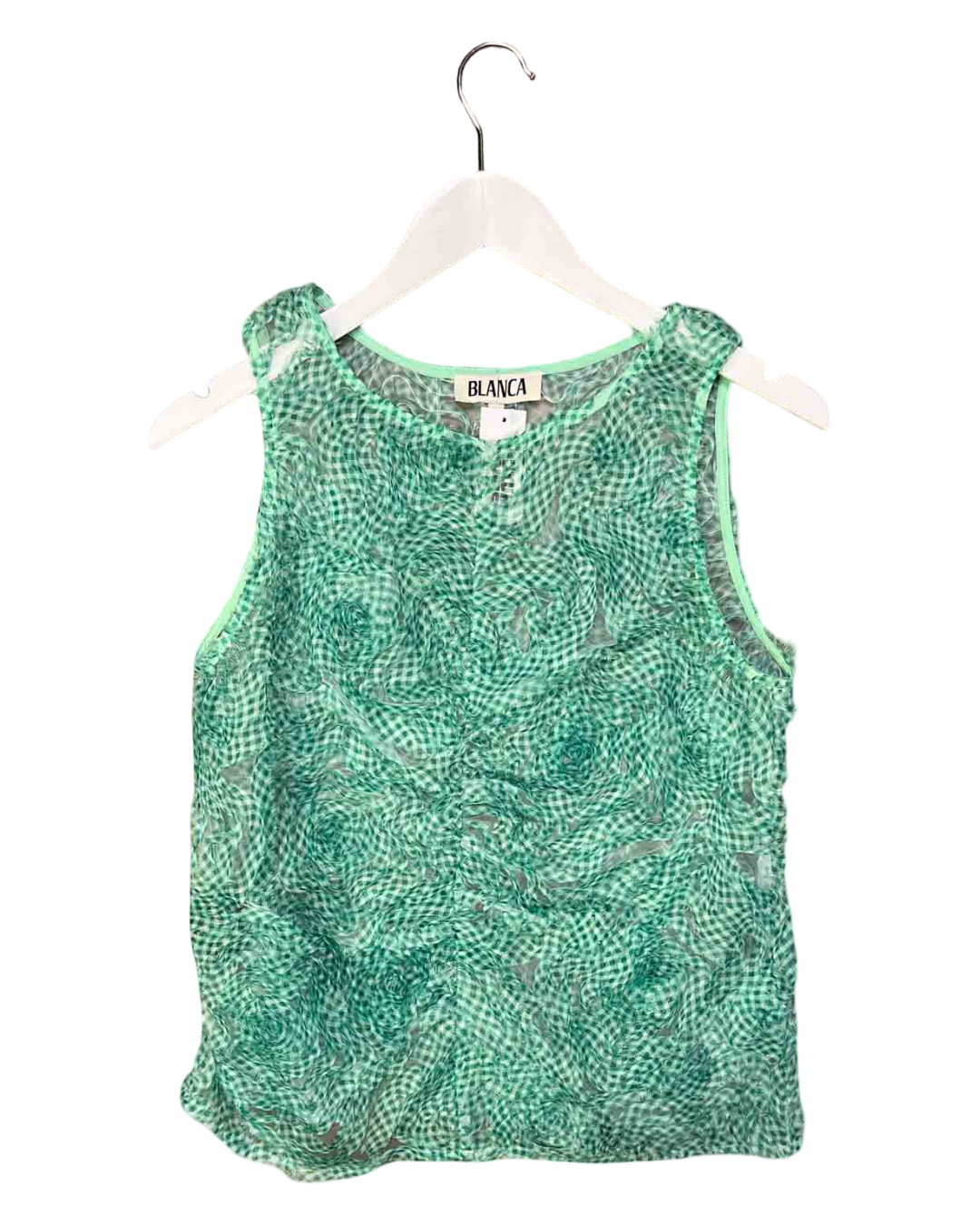 Size M | Blanca Green Textured Tank