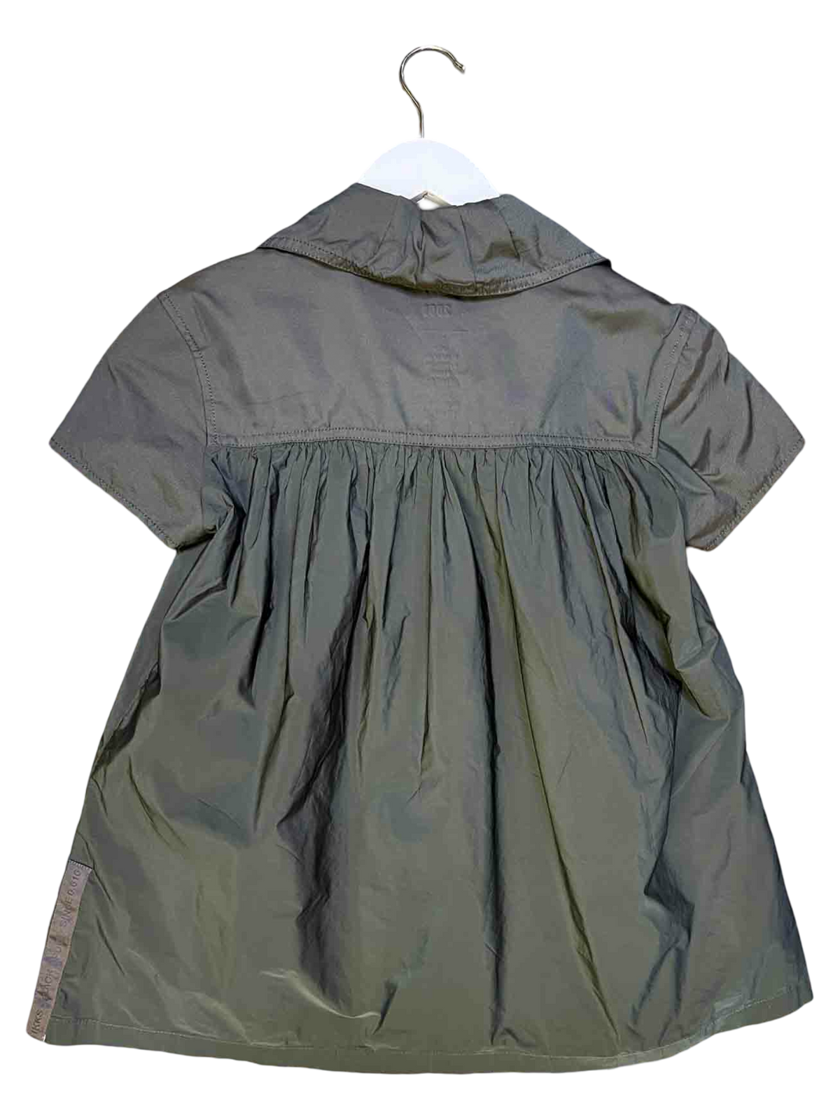 Size 38 (S) | IKKS Dark Grey Meatllic Babydoll Top