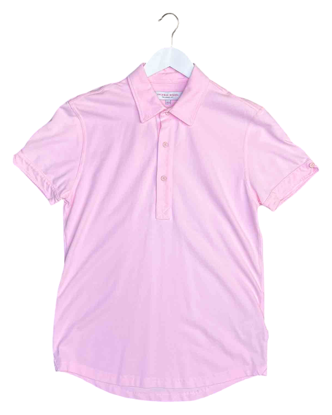 Size L | Orlebar Brown Pink Polo Top