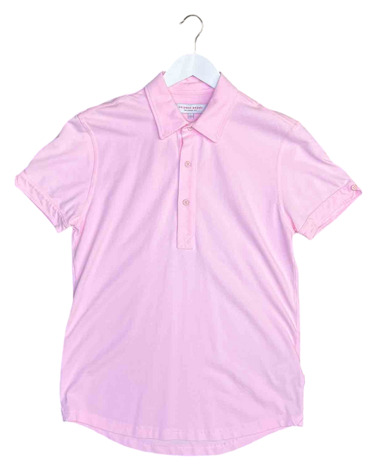 Size L | Orlebar Brown Pink Polo Top