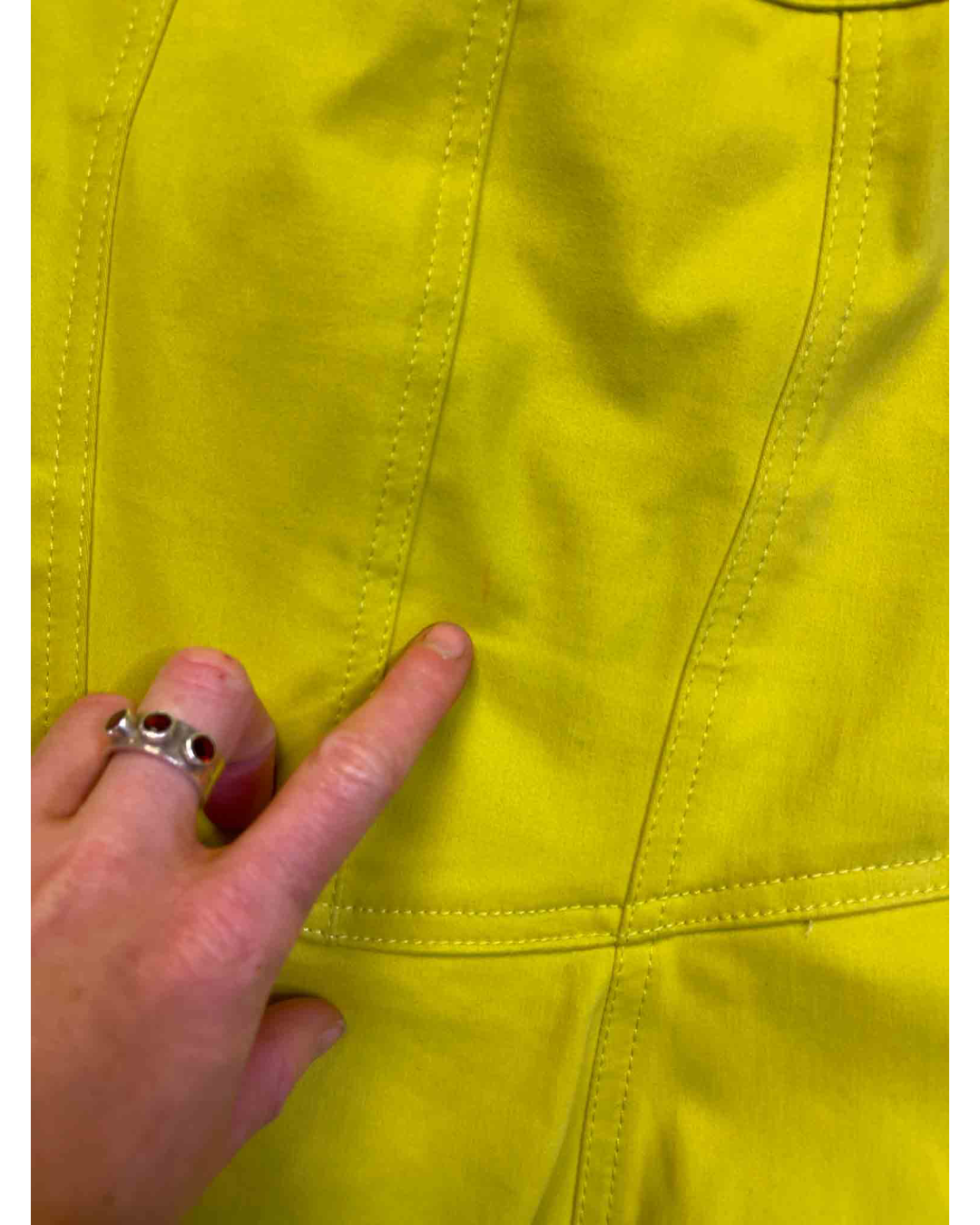 Size IT 40 (M) | Versace Jeans Couture Chartreuse Skirt