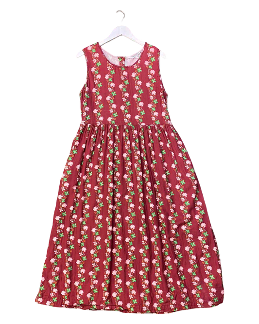 Size S | Sage x Clare Dress Pink Floral A-Line Dress