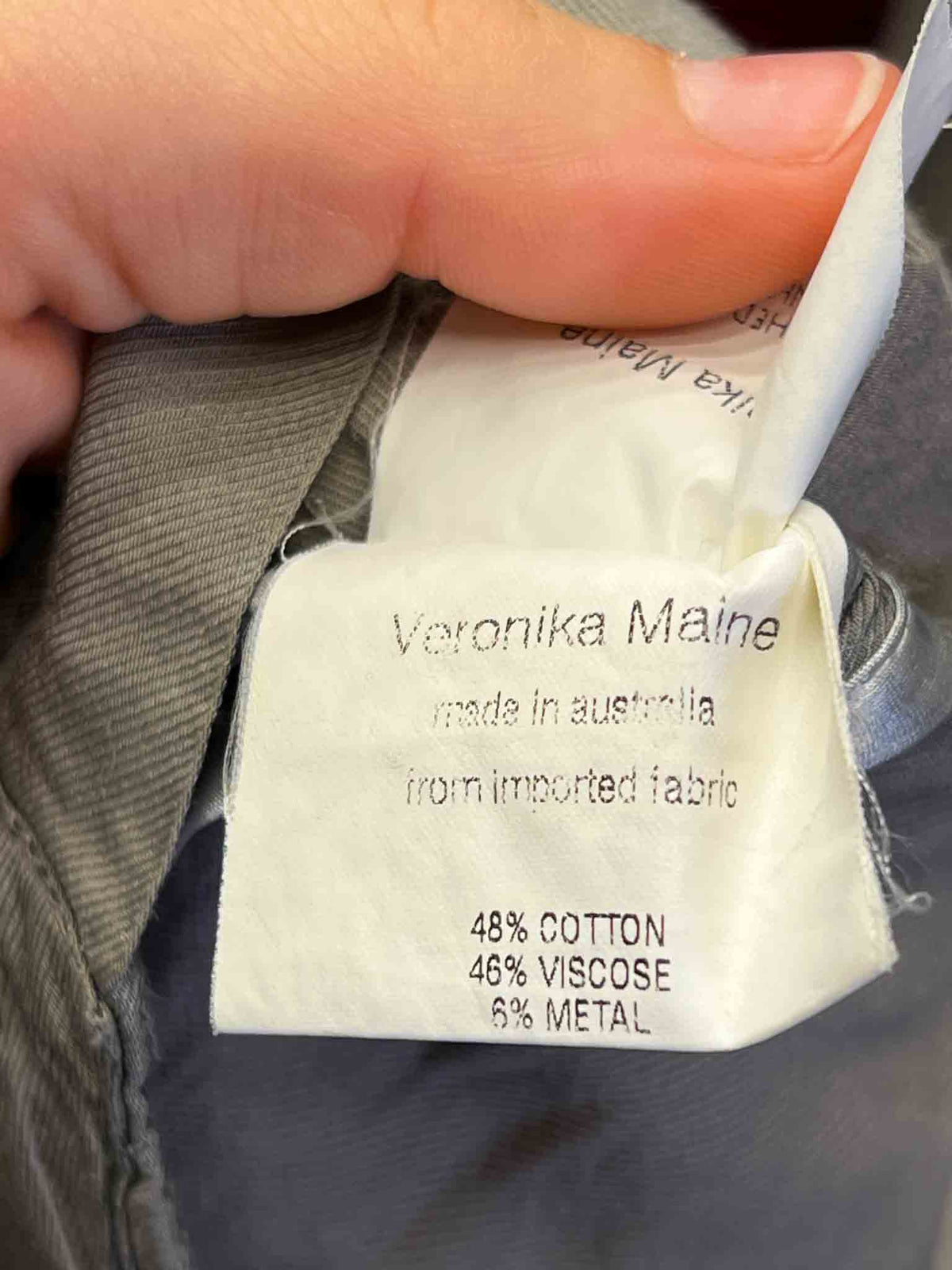 Size 8 (M) | Veronika Maine Khaki Utility Vest