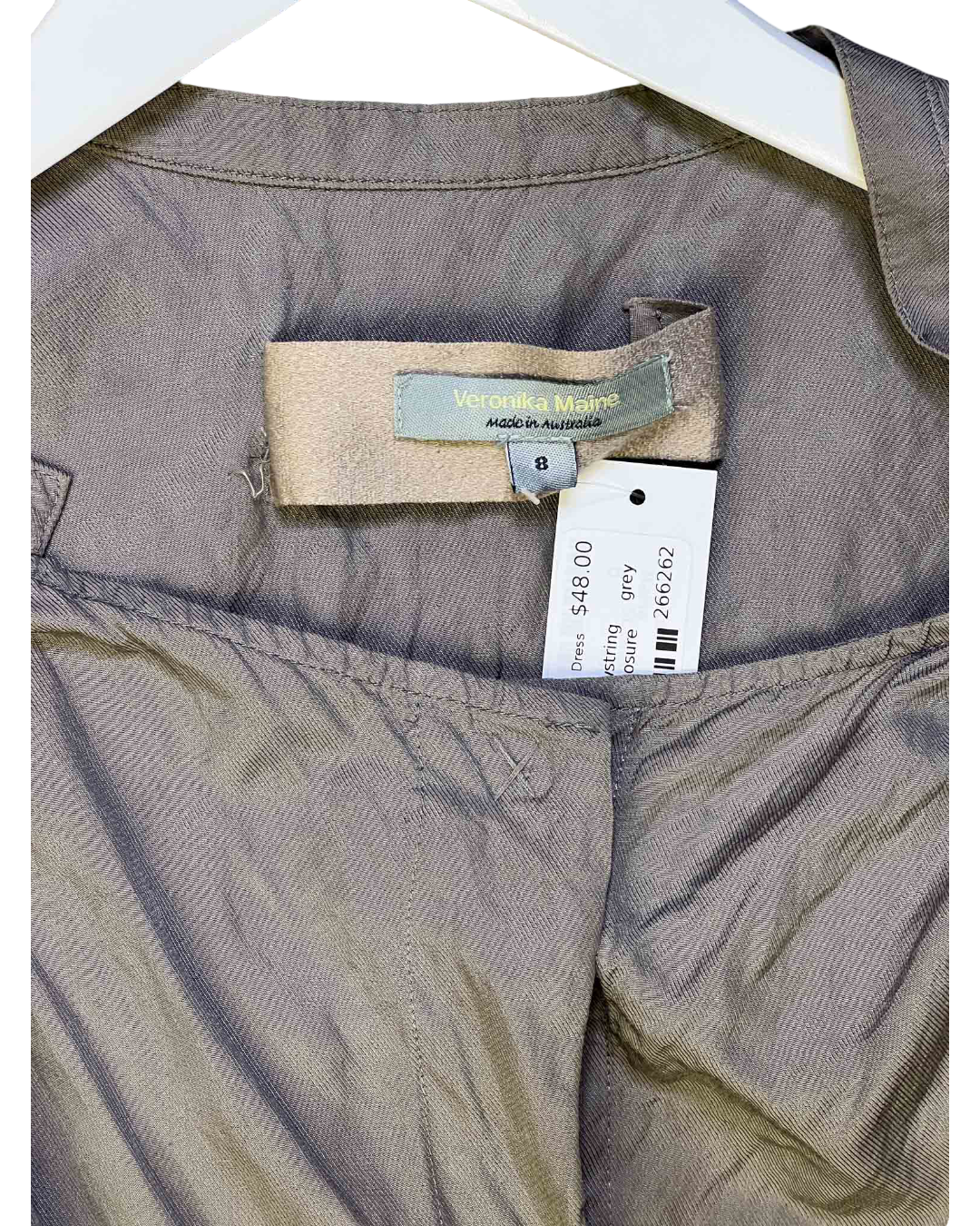 Size 8 (M) | Veronika Maine Khaki Utility Vest