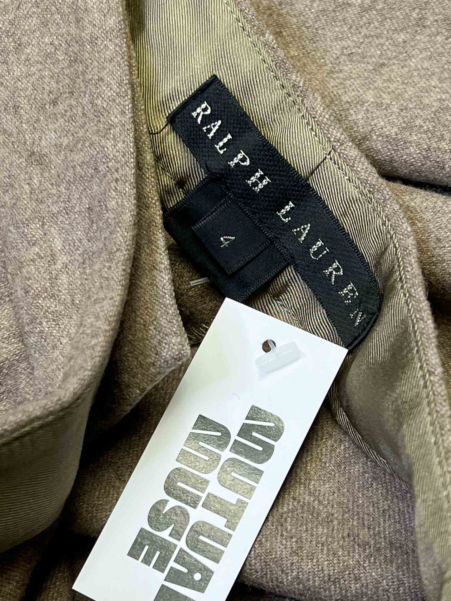 Size S | Ralph Lauren Beige Wool Blend Trousers