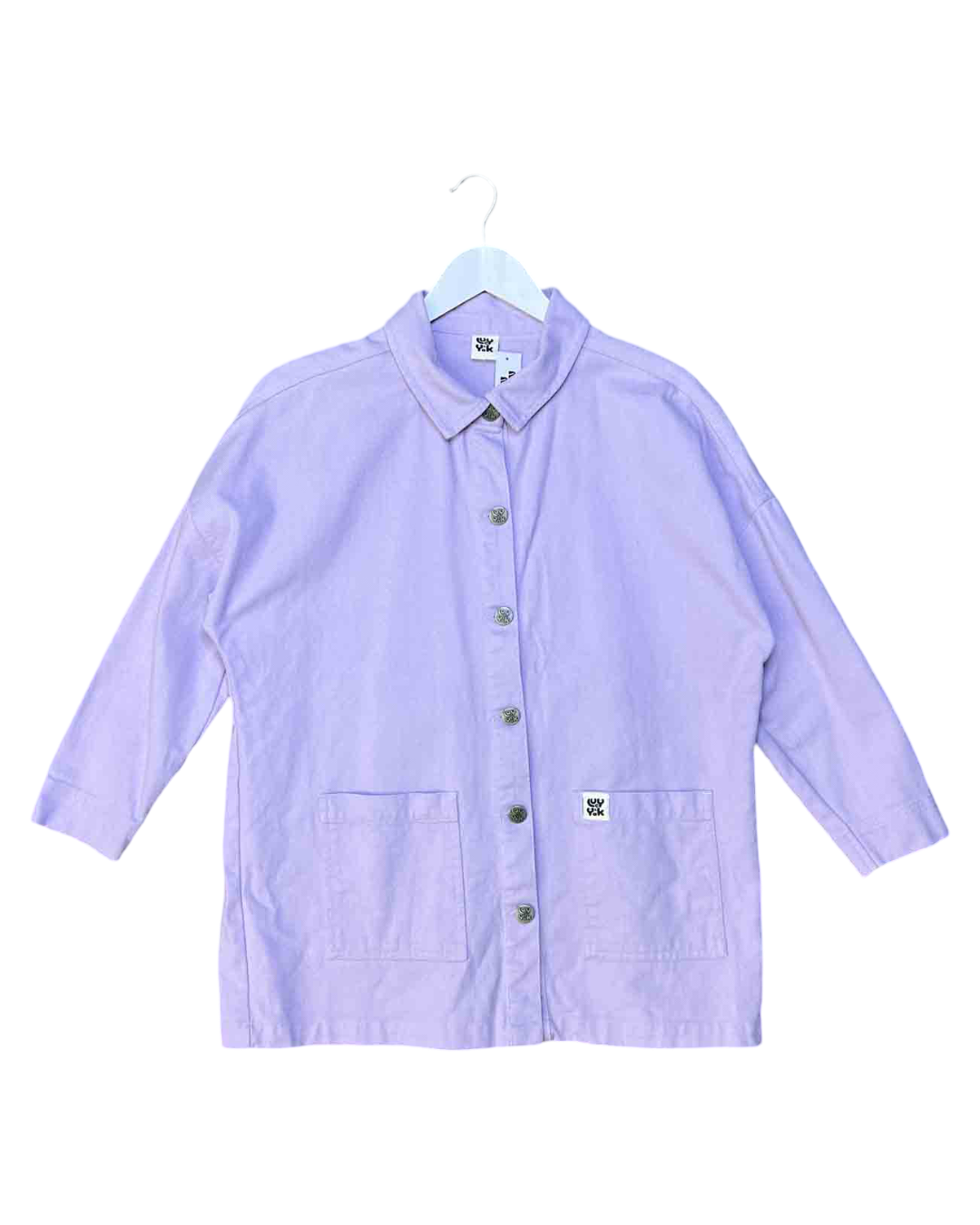 Size S | Lucy & Yak Organic Cotton Lavender Utility Chore Jacket