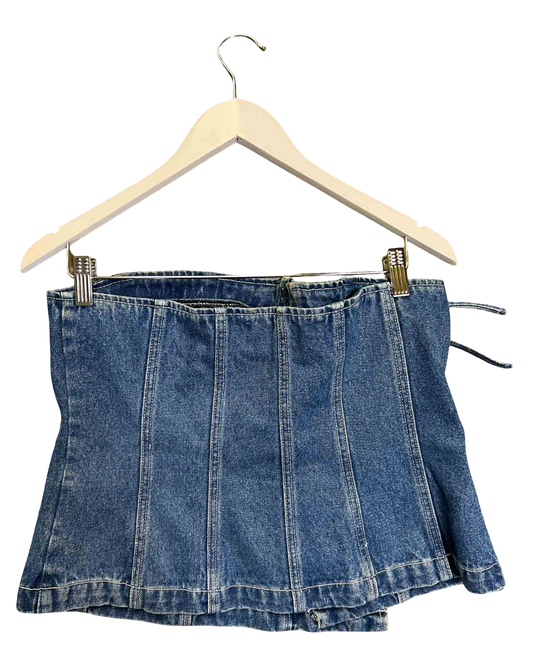 Size 12 (L) |  Wynn Hamlyn Denim Bustier Top