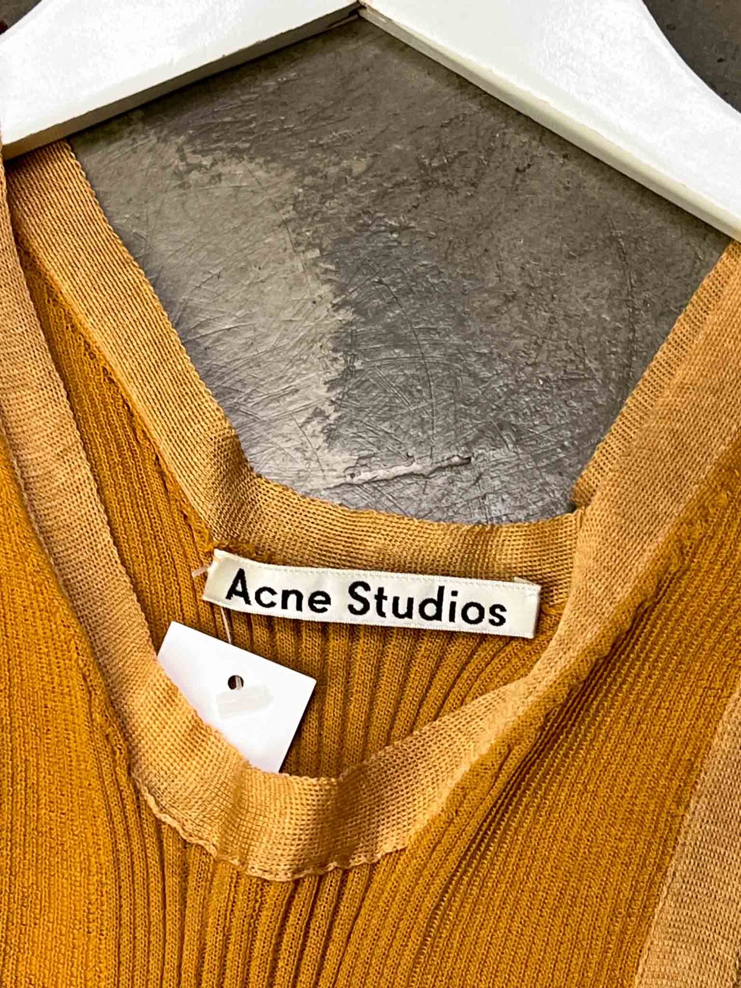Size XS | Acne Studios Toffee Peplum Top